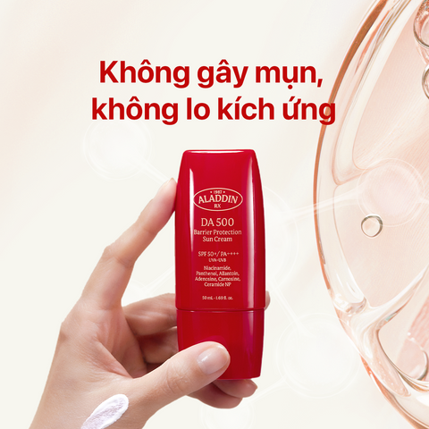 Kem chống nắng phổ rộng Aladdin Rx DA500 SPF 50+/ PA++++ Kem chống nắng phổ rộng Aladdin Rx DA500 SPF 50+/ PA++++