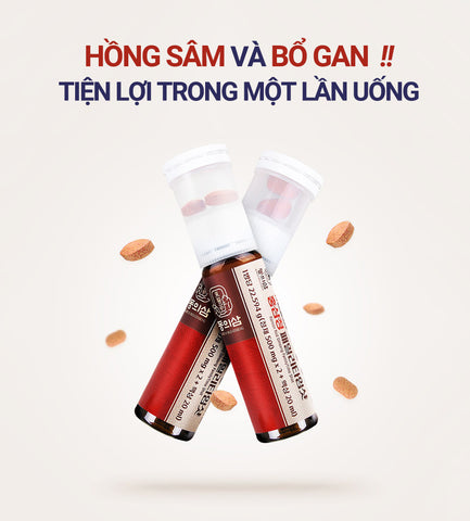 [Donguisam] Hồng Sâm Bổ Gan Vitamin Tiện Lợi Family Time Shot