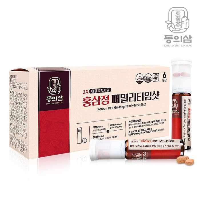[Donguisam] Red Ginseng Liver Tonic Vitamin Convenient Family Time Shot