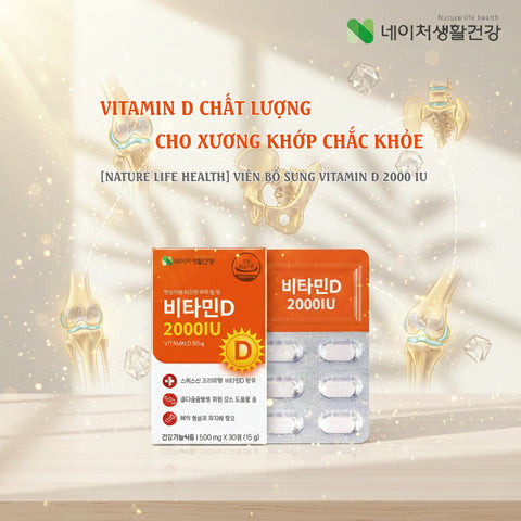 [Nature Life Health] Viên Bổ Sung Vitamin D