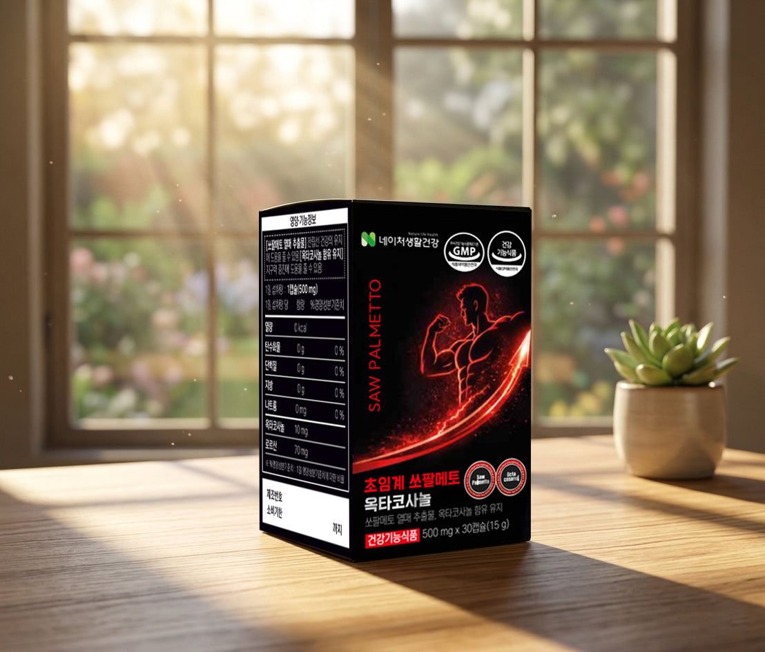 [Nature Life Health] Viên Tăng Cường Sinh Lý Nam Sawpalmetto Octacosanol