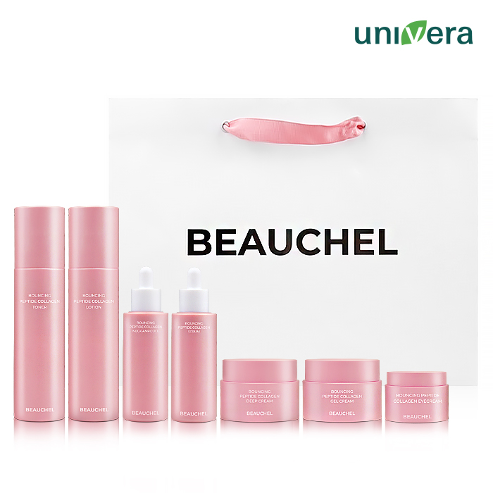 [Univera] Bộ Chăm Sóc Da Cao Cấp Hàn Quốc Beauchel Bouncing Peptide Collagen Set 7 Loại