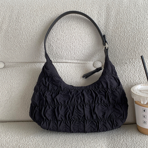 [4All] Embossed Quilted Mini Shoulder Bag