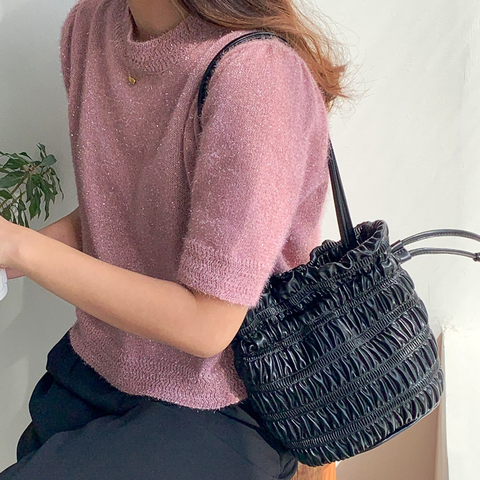 [4All] Cute Mini Pleated Shoulder Bag