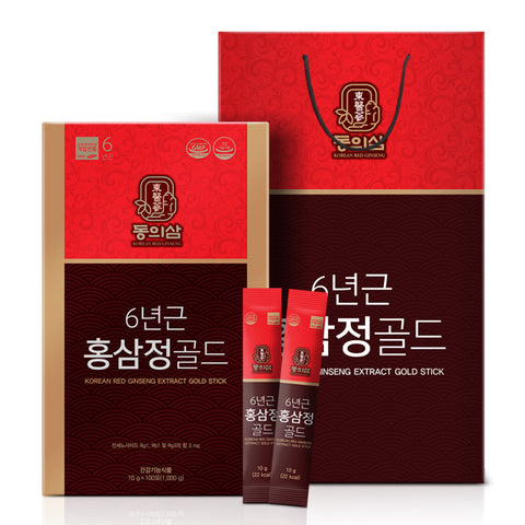 [Donguisam] Cao Hồng Sâm Cao Cấp Hàn Quốc 6 Năm Gold - 100 Gói